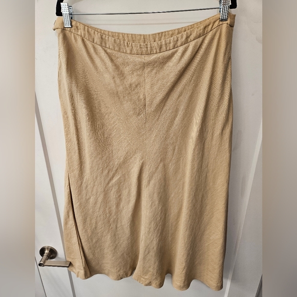 NWT - Jones New York Lined Linen Tan Skirt - Size 14 - Vintage - Picture 3 of 7